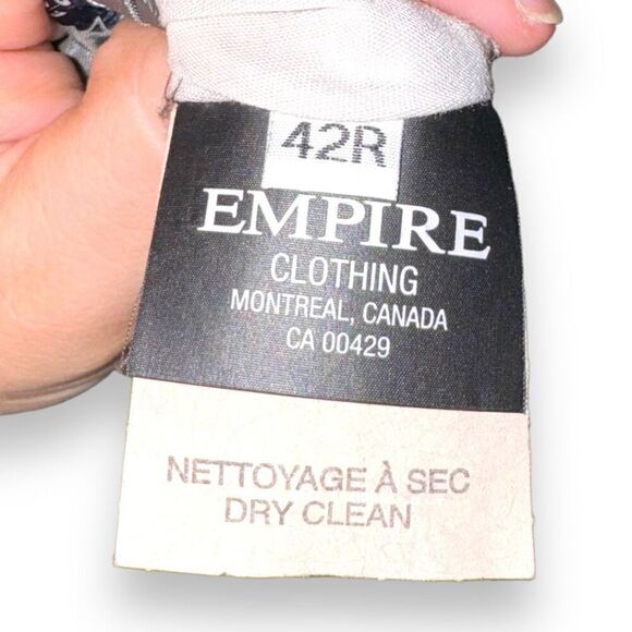 Perlis Charcoal Gray Empire 1917 Wool Sport Coat 42R - Picture 5 of 11